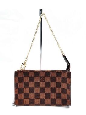 Authentic Louis Vuitton Accessory Pouch AR0998 on unbranded chain
